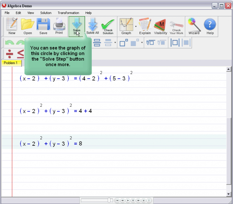 picture 5 for demo on Circle Equation