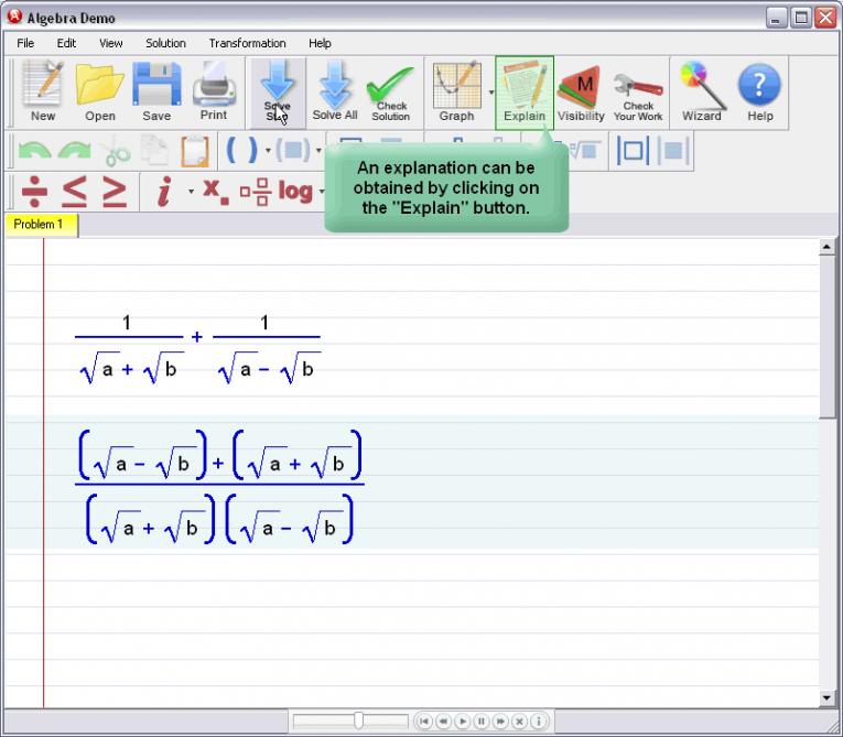 picture 2 for demo on Simplifying Radical Expressions